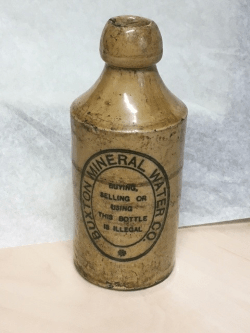 Buxton mineral water bottle