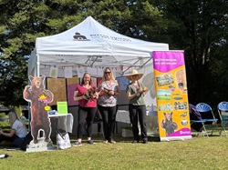 Staff at Buxton Museum Eat in the Park