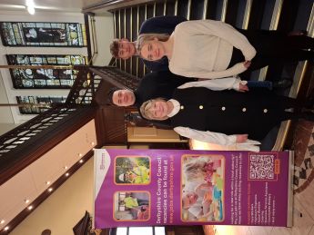 Cllr Sarah Reaney and apprentices 2