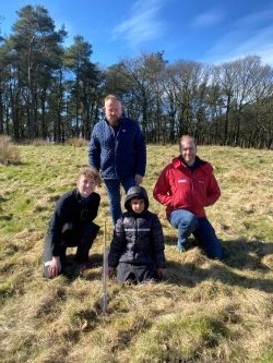 White Hall tree planting
