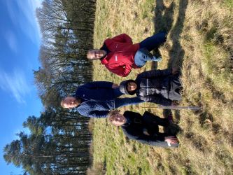 Simon Robin boy and staff member