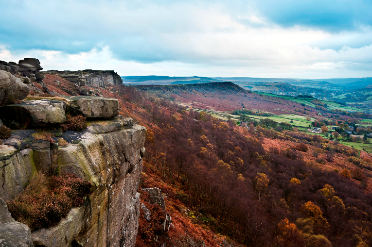 curbar edge towards froggatt edge