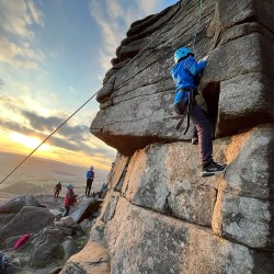 gritstone edge climbers