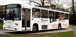 Bus with b_line livery