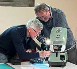 People working at Baslow repair café