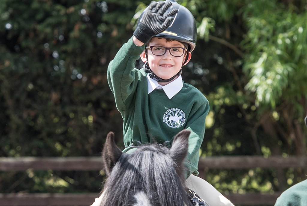 William Pattinson of Wyaston enjoys his ride