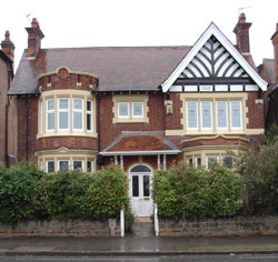 Home of Frances Bush and suggested location for her plaque