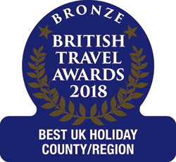 Bronze British Travel Awards 2018 Best UK Holiday County/Region