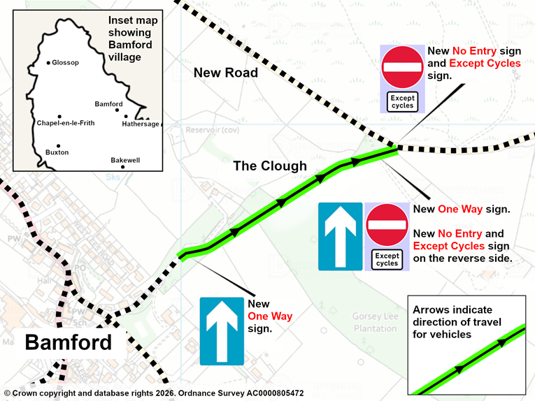 Bamford Clough map of proposed changes