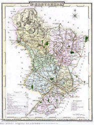 Map of Derbyshire 1805 Donated by Miss Frances Webb