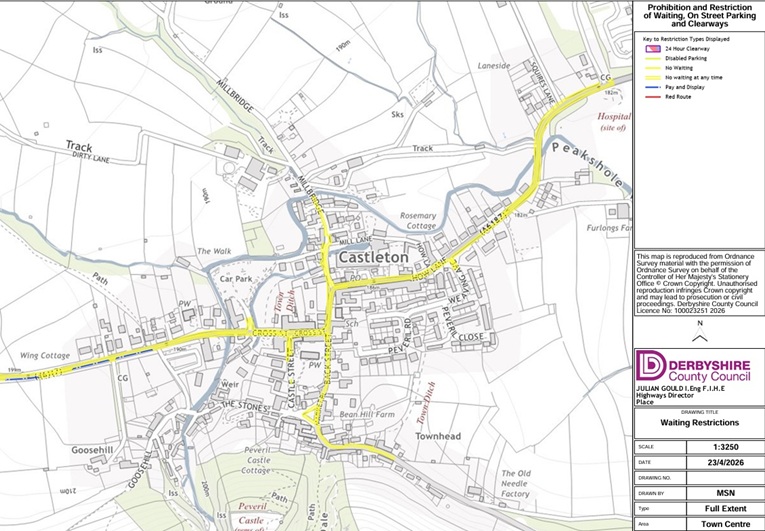 parking changes Castleton